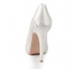 * Colette Ivory White Satin Contrast Wedding Shoes (Ready Stock)